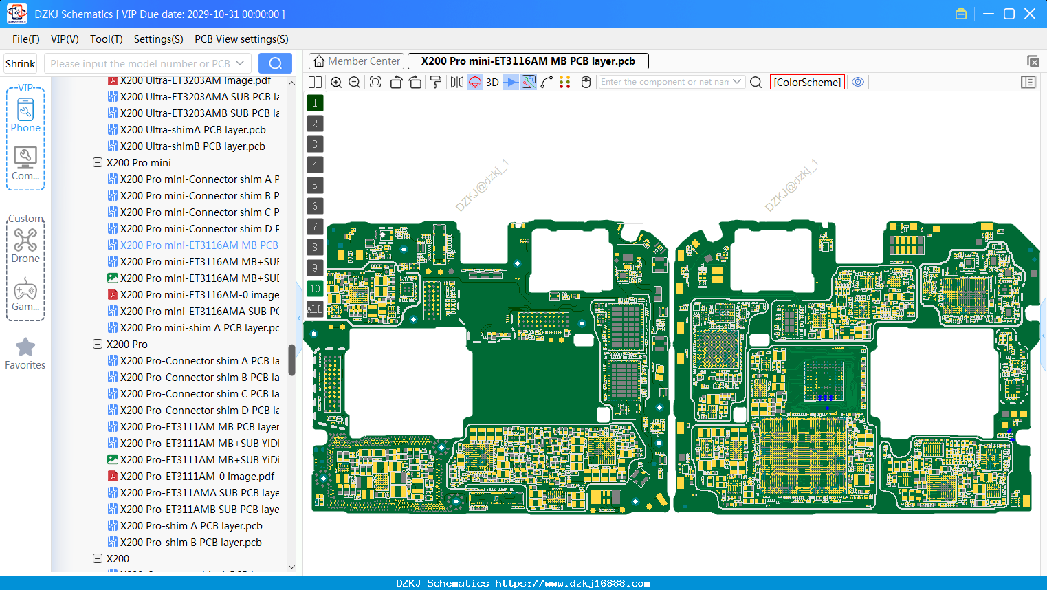 Vivo X200 Pro Mini-ET3116AM MB PCB Layer
